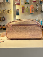 BAULETTO ROUNDED GLAM NERO E ROSA