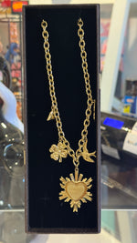 Collana cuore con pietra