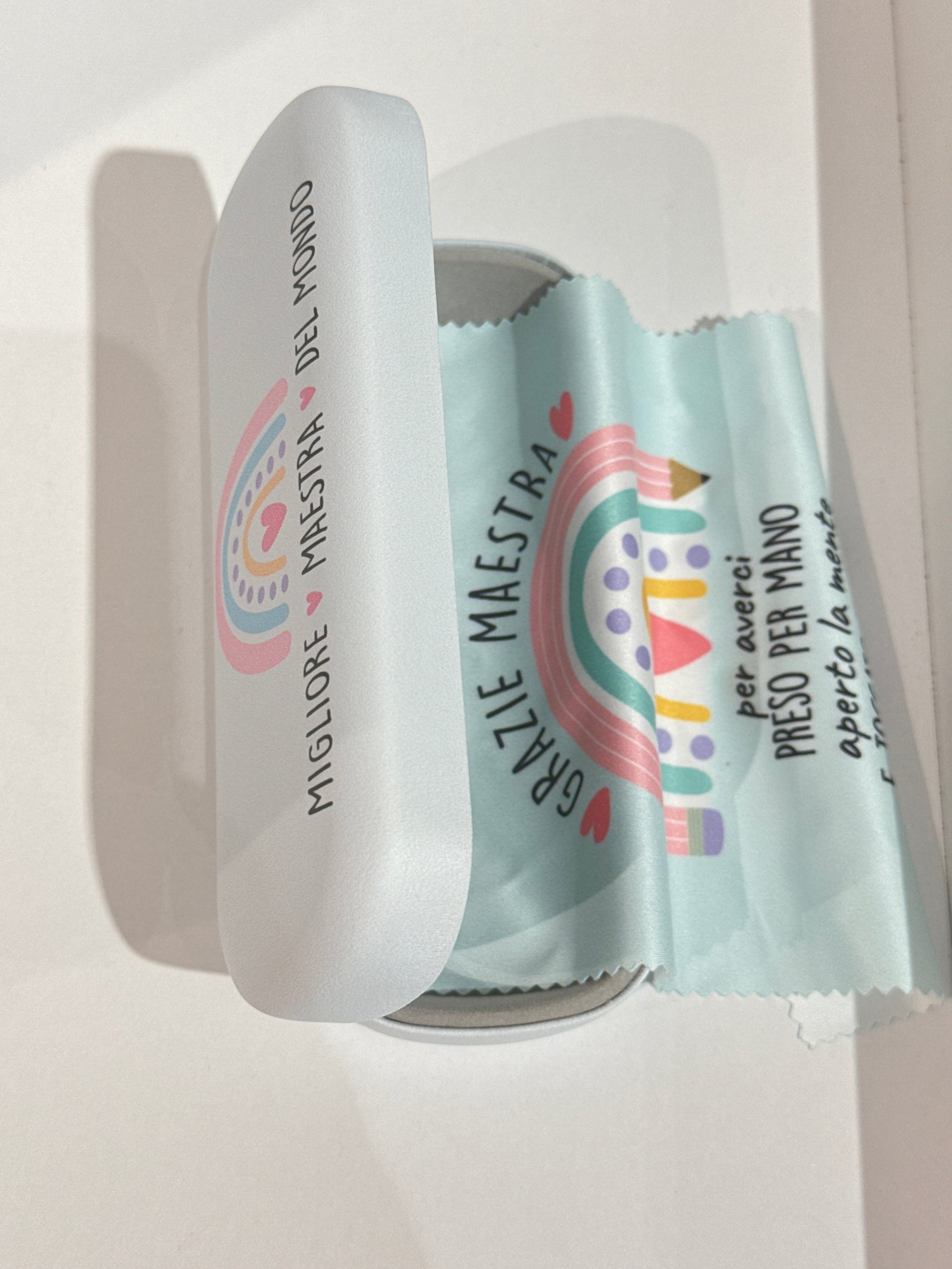 Porta occhiali verde