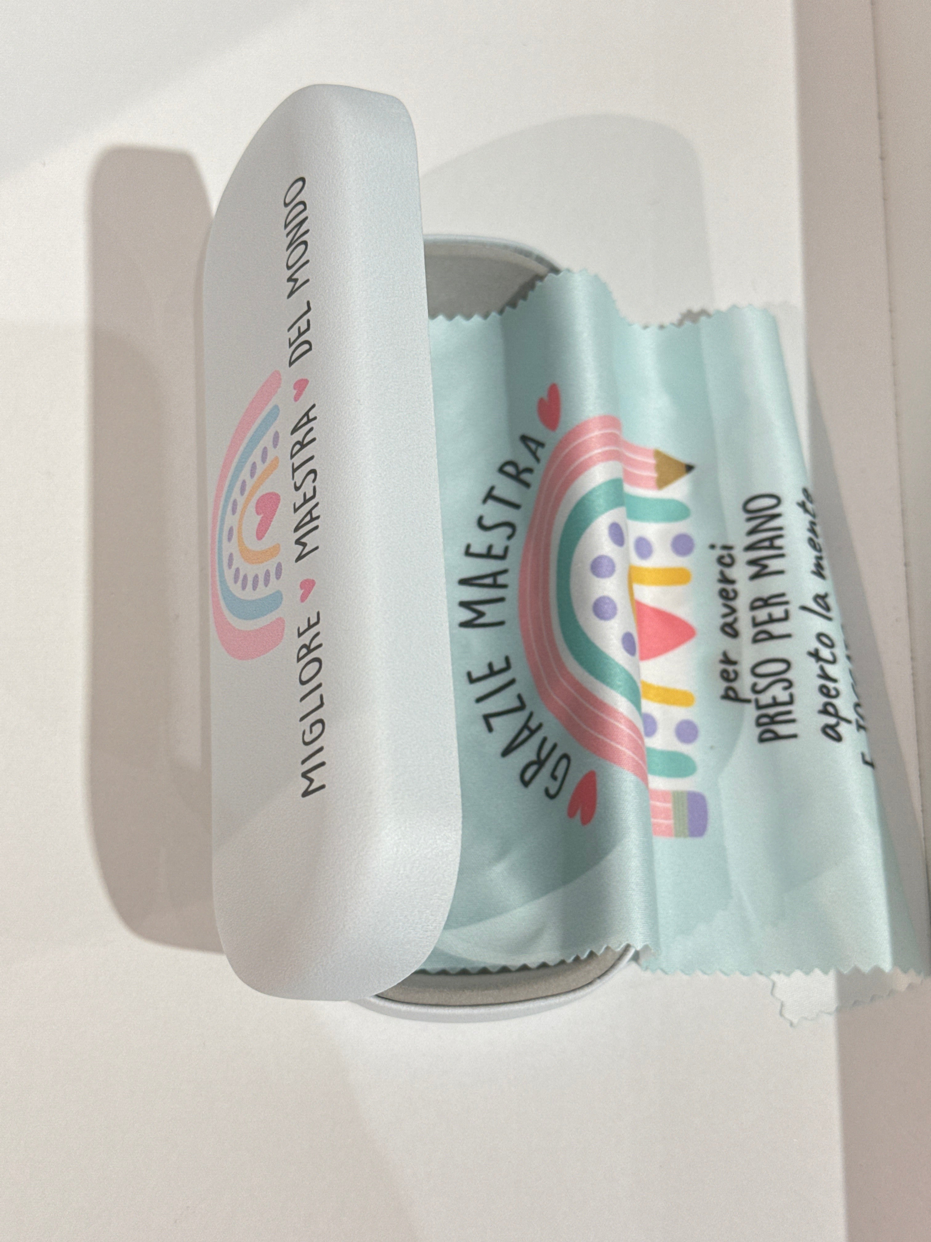 Porta occhiali verde