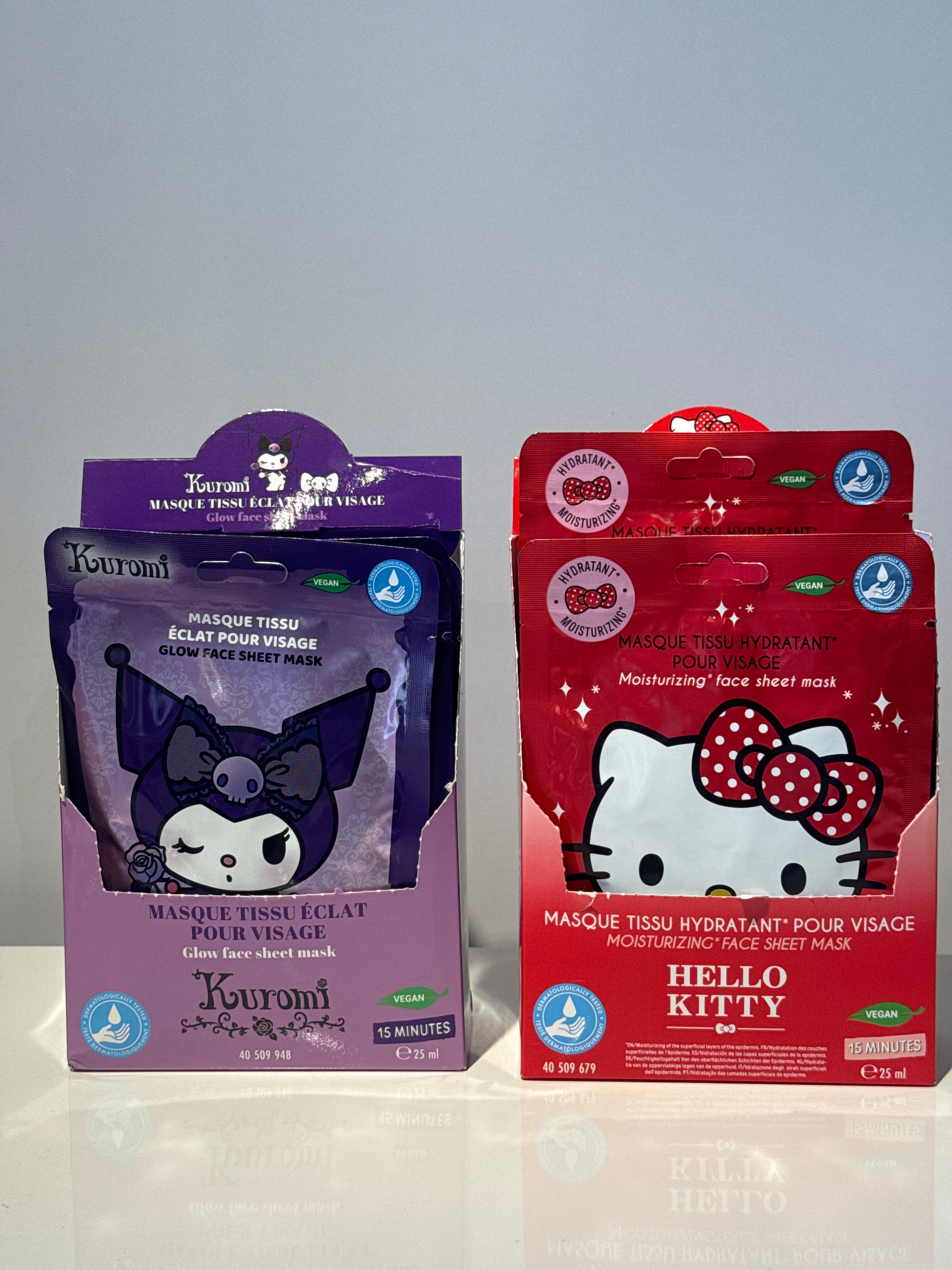 Maschera viso kuromi Hello Kitty