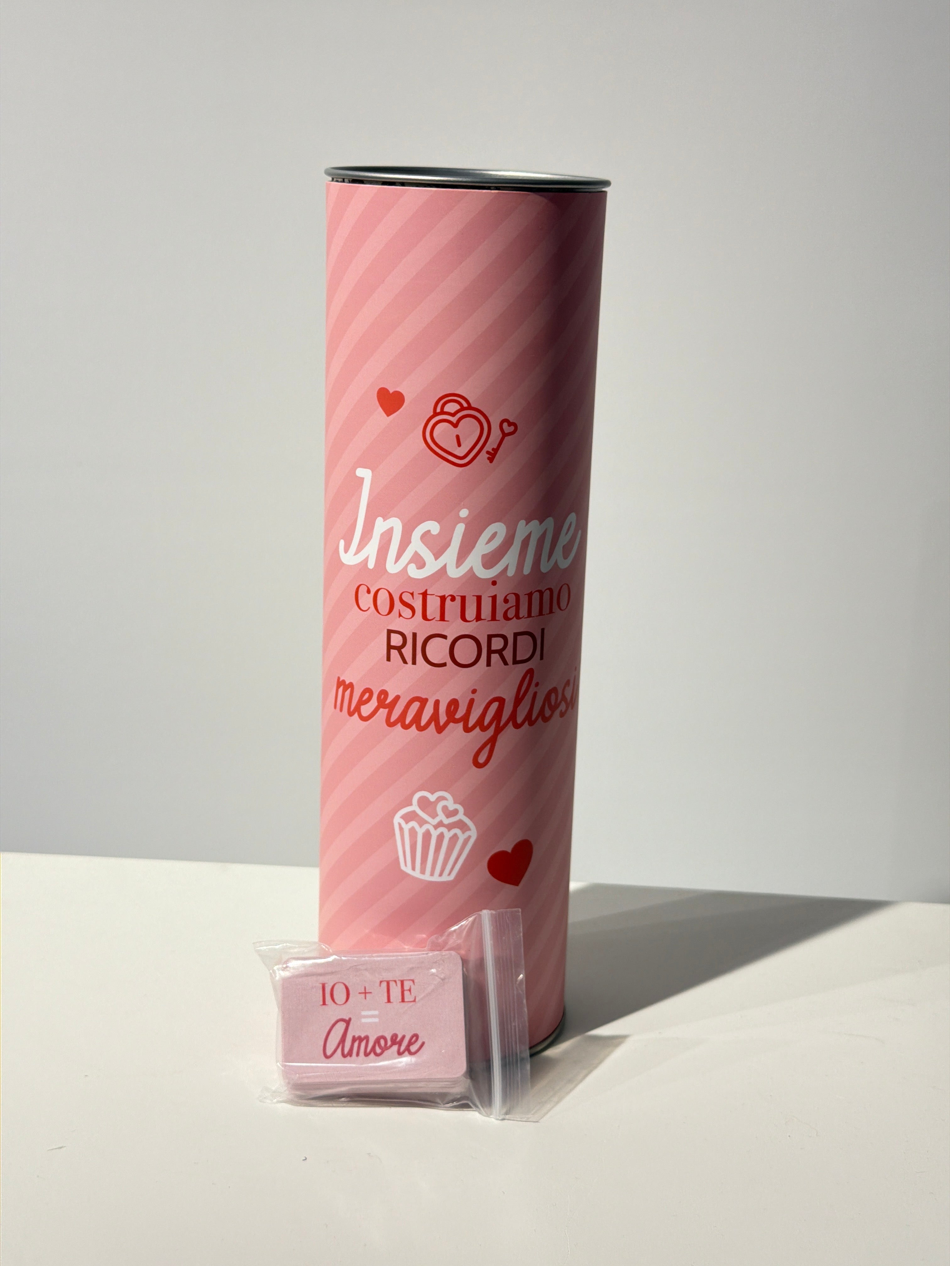 Porta Ricordi con biglietti da personalizzare