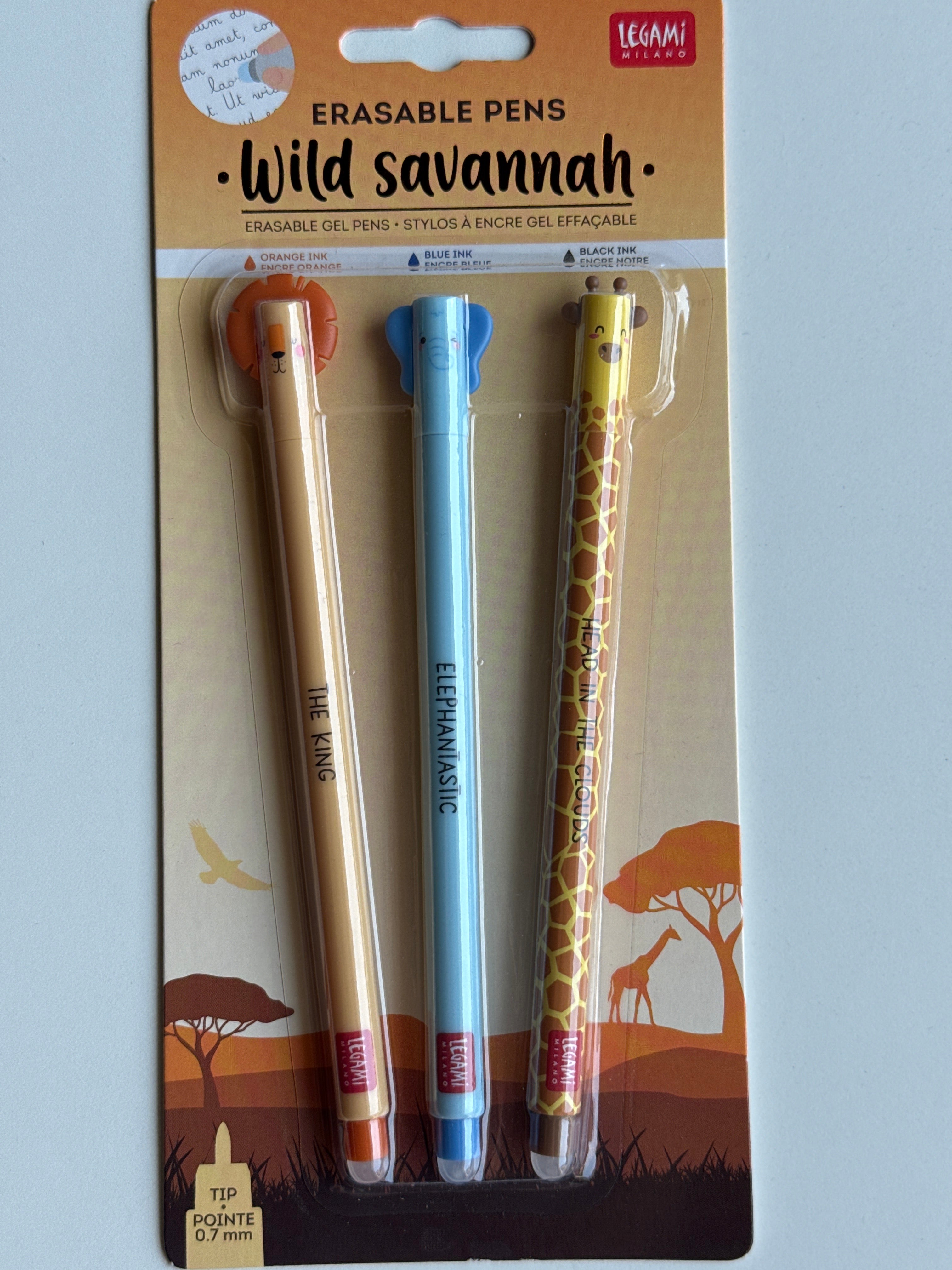 SET TRE PENNE GEL SAVANNAH
