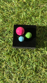 Anello sfere colorate