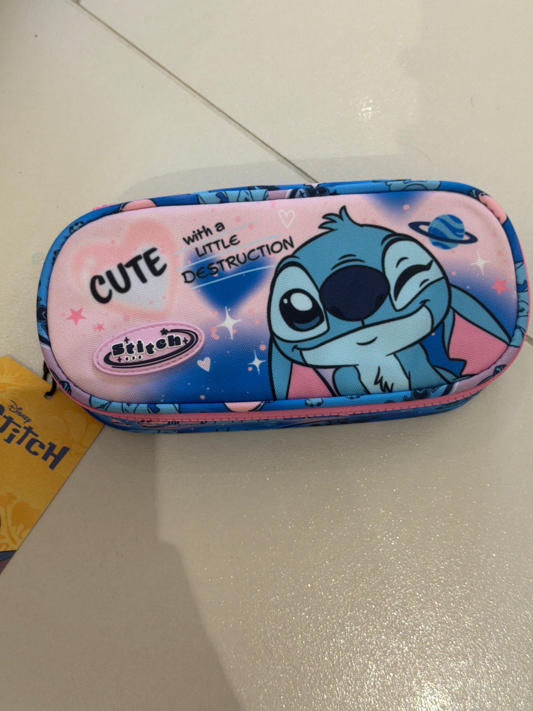 Astuccio ovale stitch