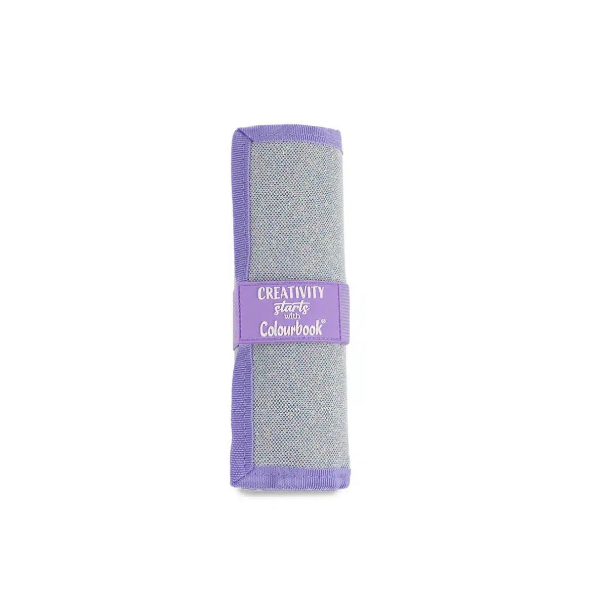 Rotolo portapastelli Glitter – 24 matite colorate Creativity Starts with Colourbook
