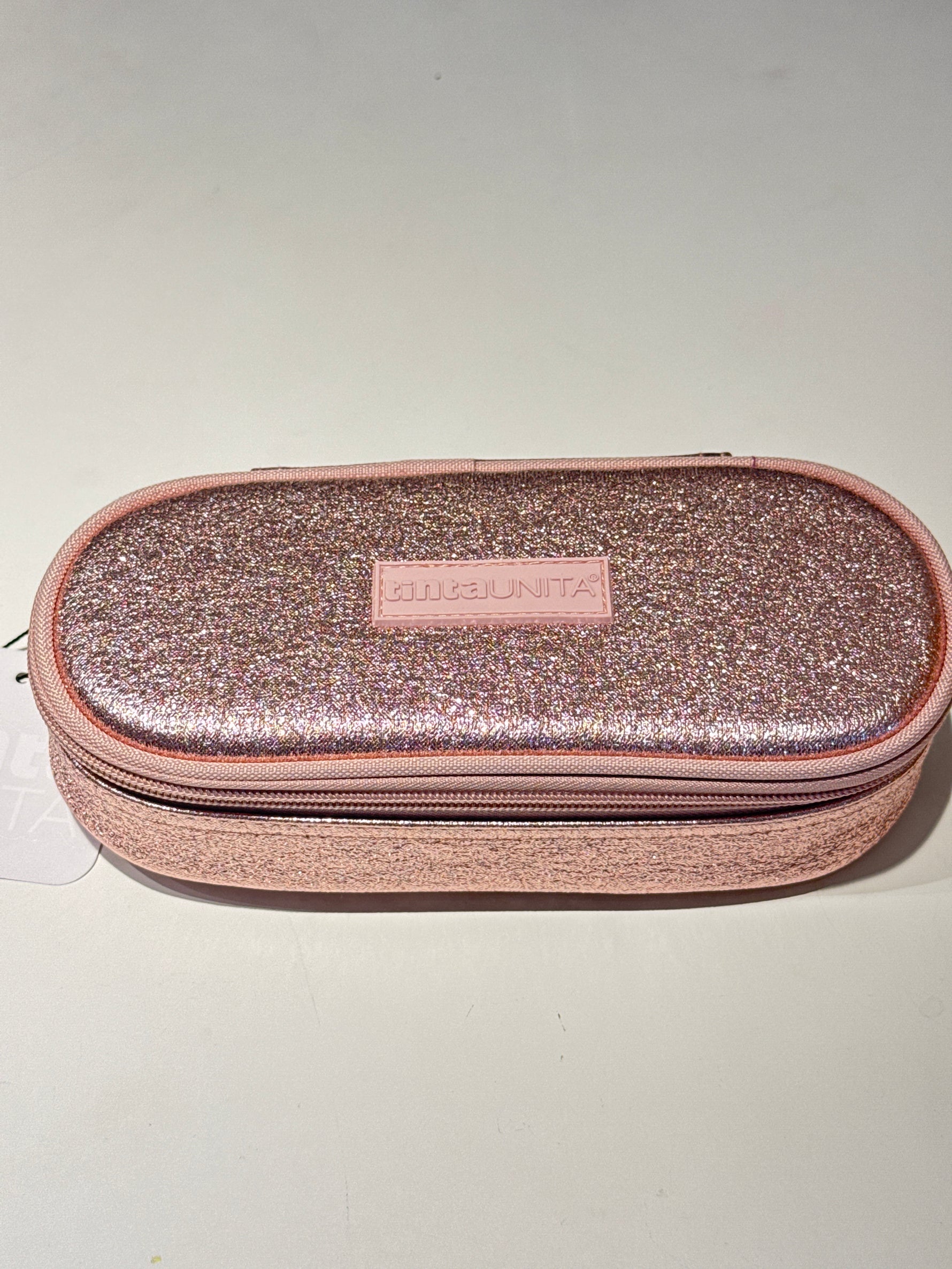 ASTUCCIO OVALE GLAM ROSA E NERO