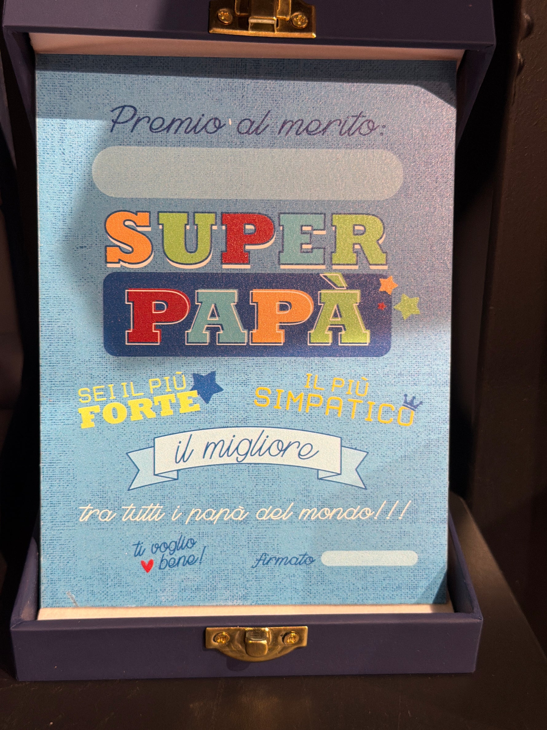 Targhetta festa del papà