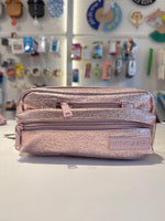 BUSTINA 3 zip glam Rosa e Nero