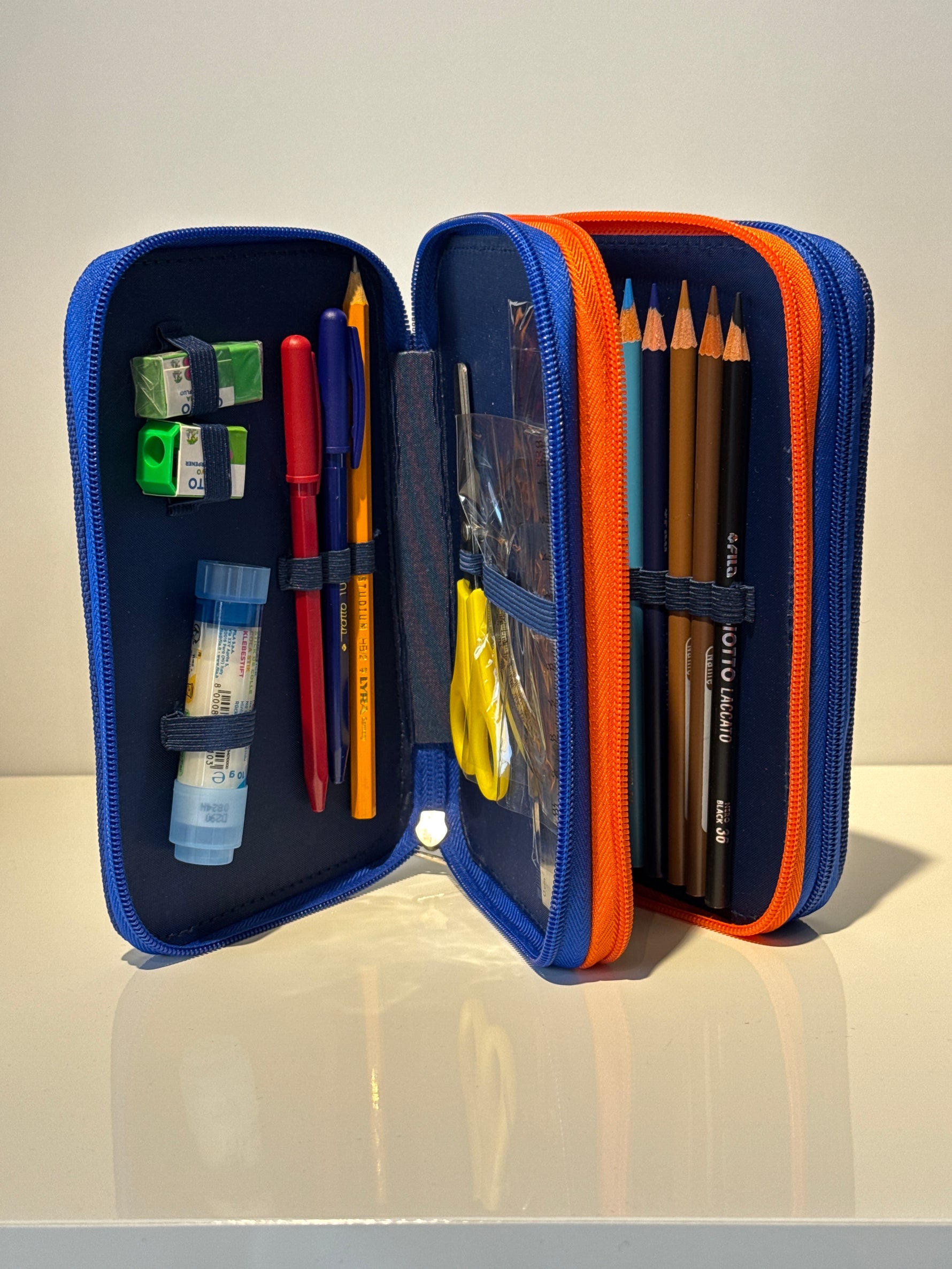 Astuccio 3 zip Sonic