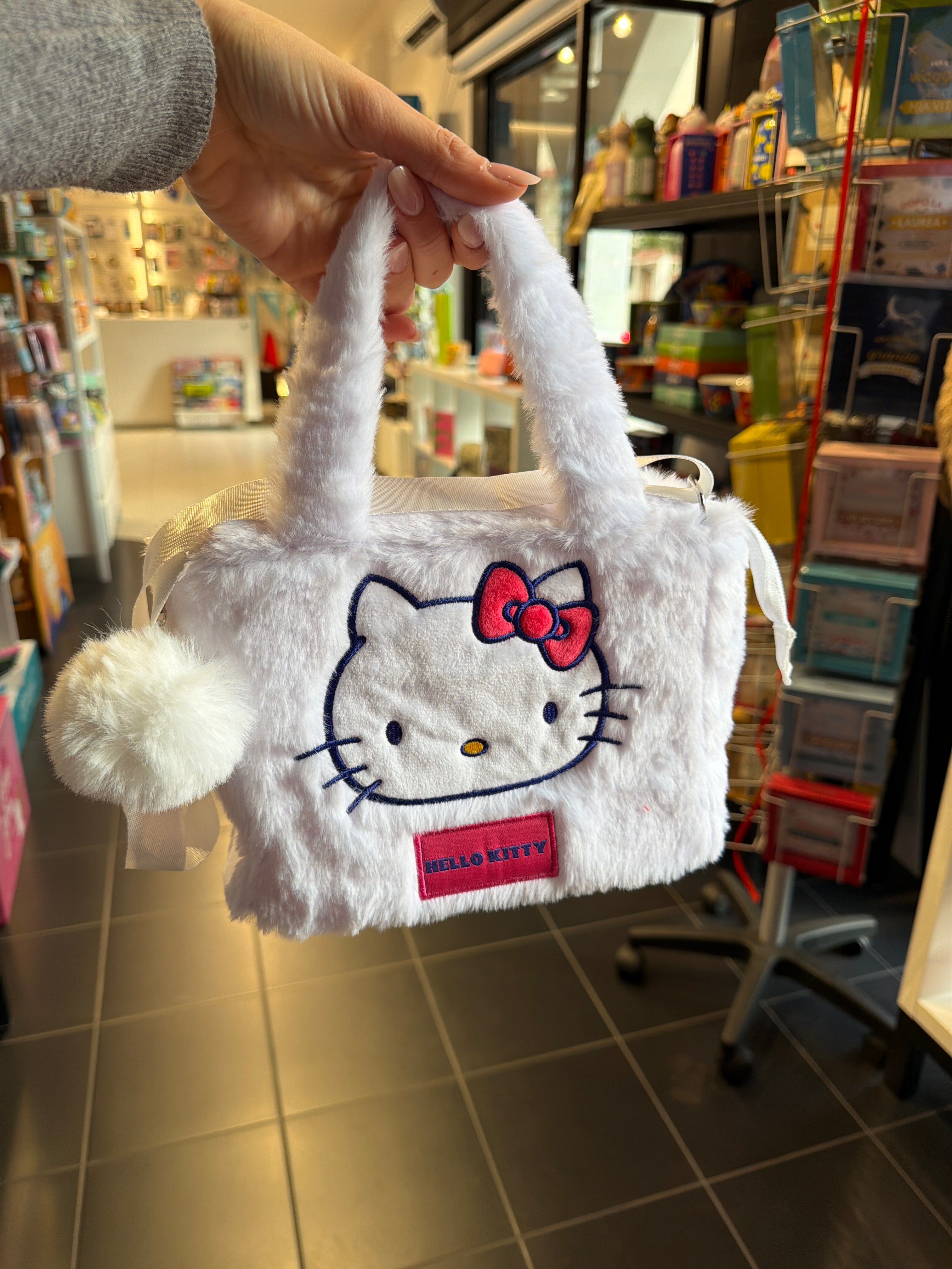 Borsa peluche Hello Kitty
