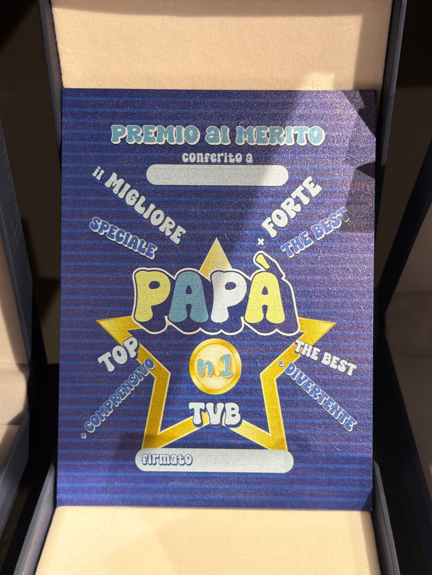 Targhetta festa del papà