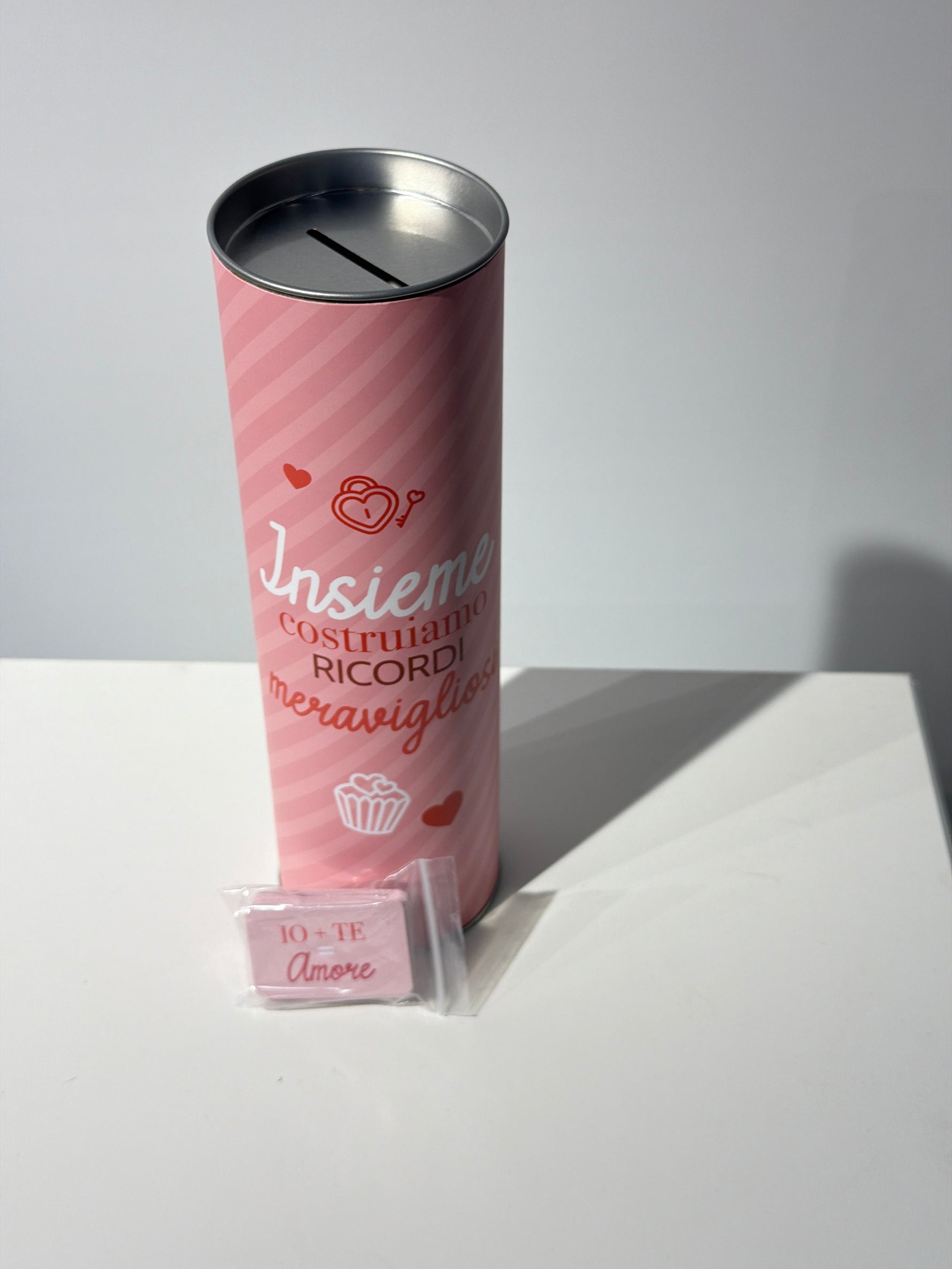 Porta Ricordi con biglietti da personalizzare