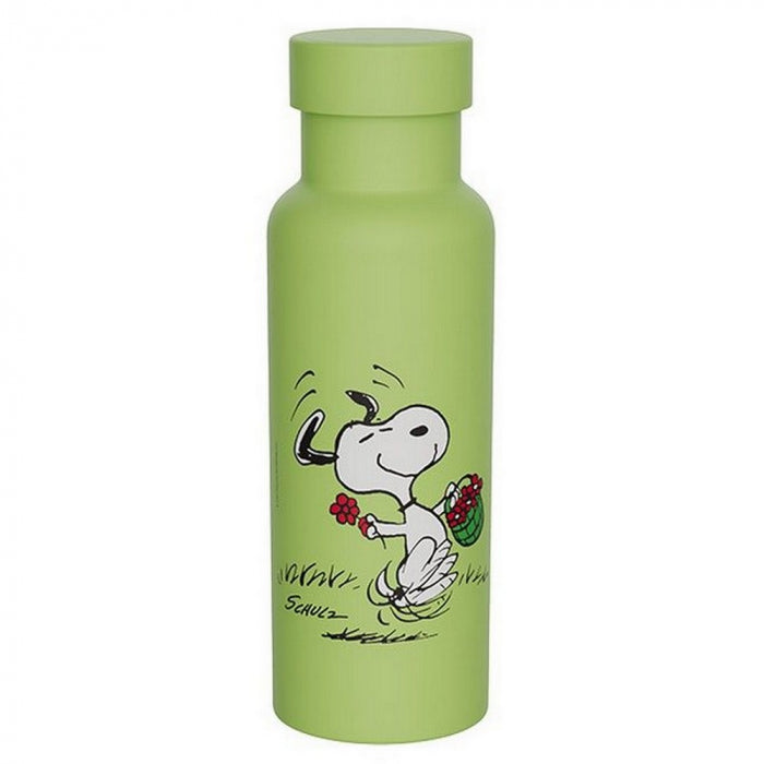 Quy Cup Bottiglia Termica Snoopy verde  3D (24h Freddo) 500ml