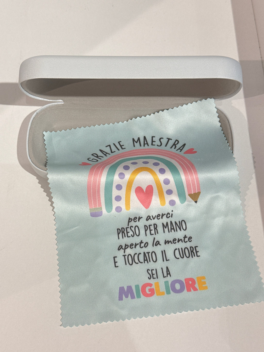 Porta occhiali verde