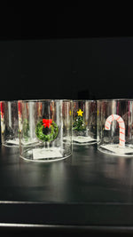 Set 6 bicchieri Natalizi