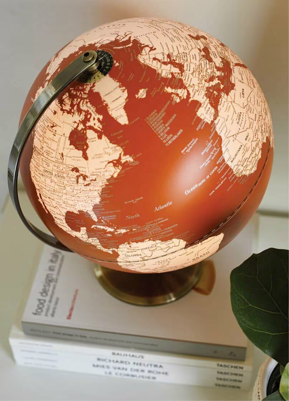 Globo illuminato arancione