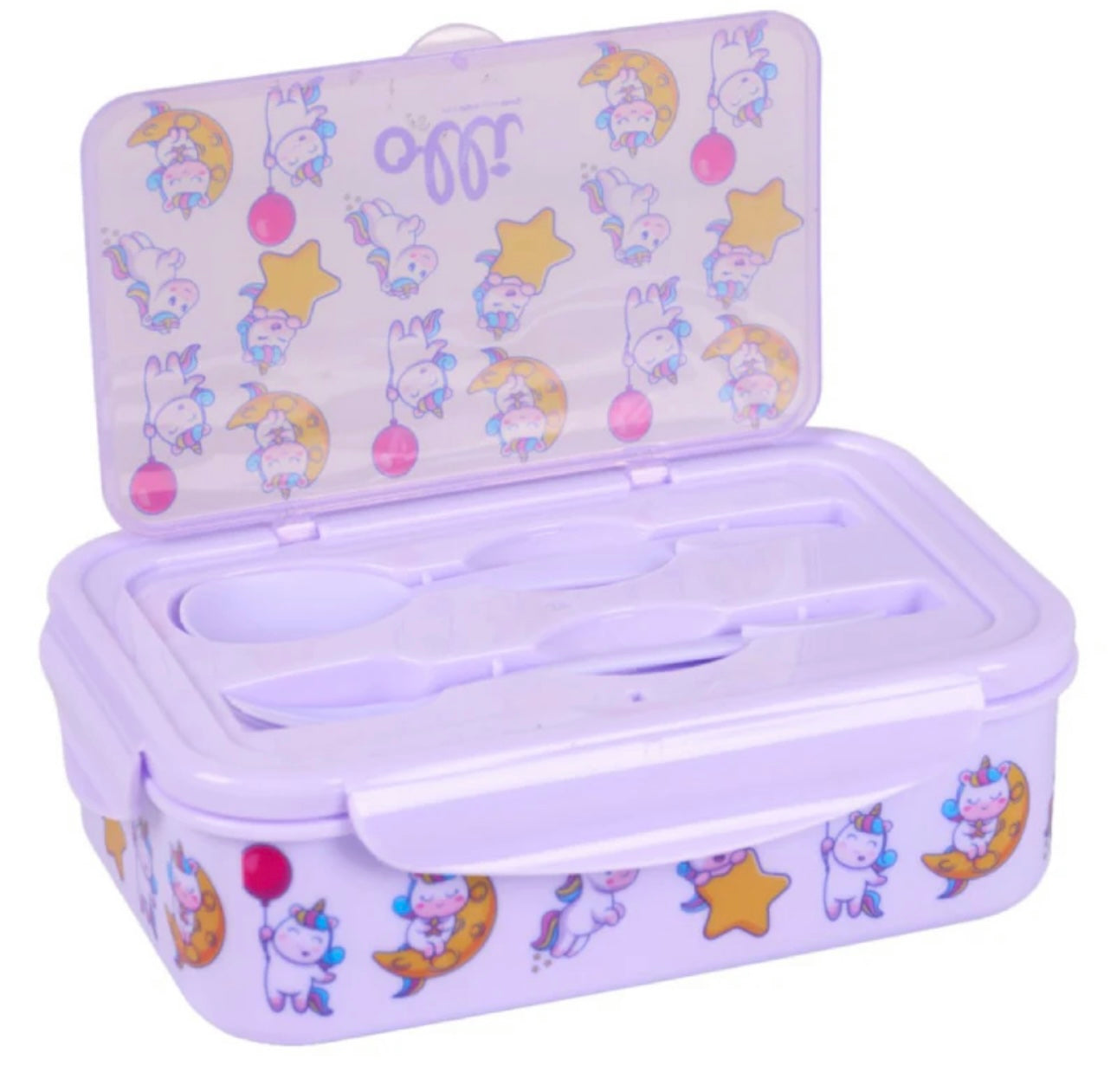 Porta Pranzo Con Posate Unicorno