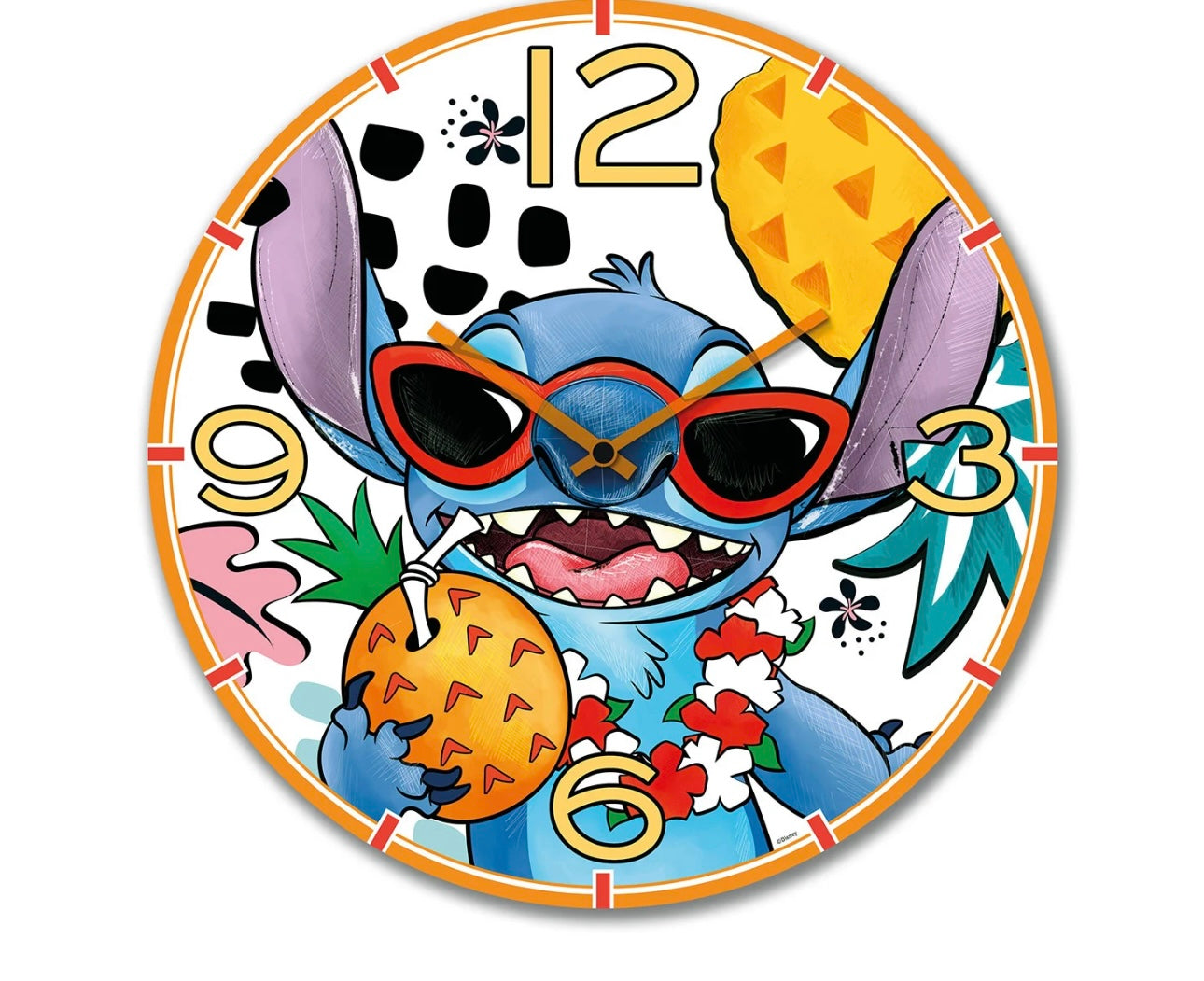 Orologio Stitch Bianco d.50