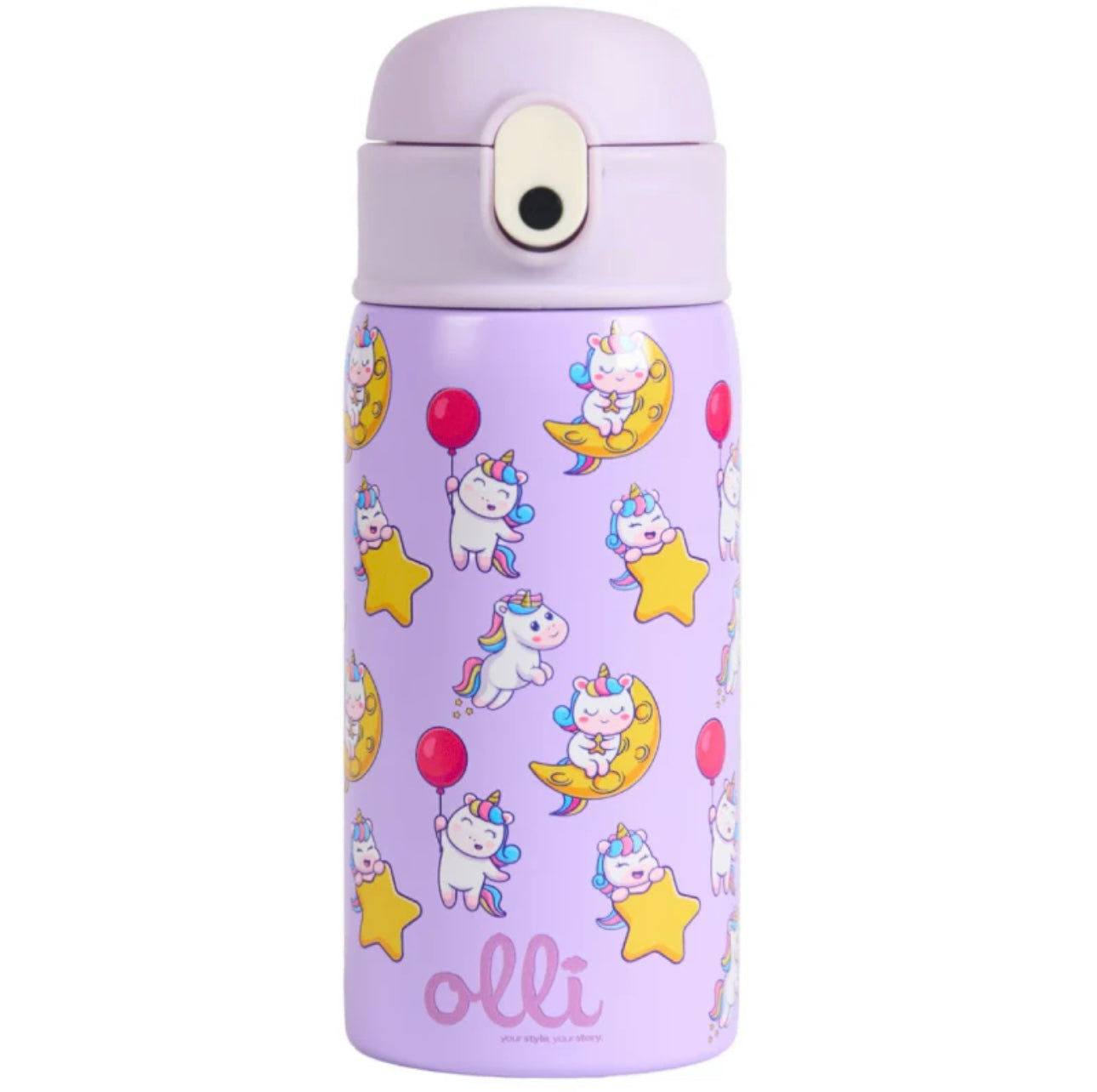 Borraccia Termica In Acciaio Inox Unicorn Olli Kids 350ml