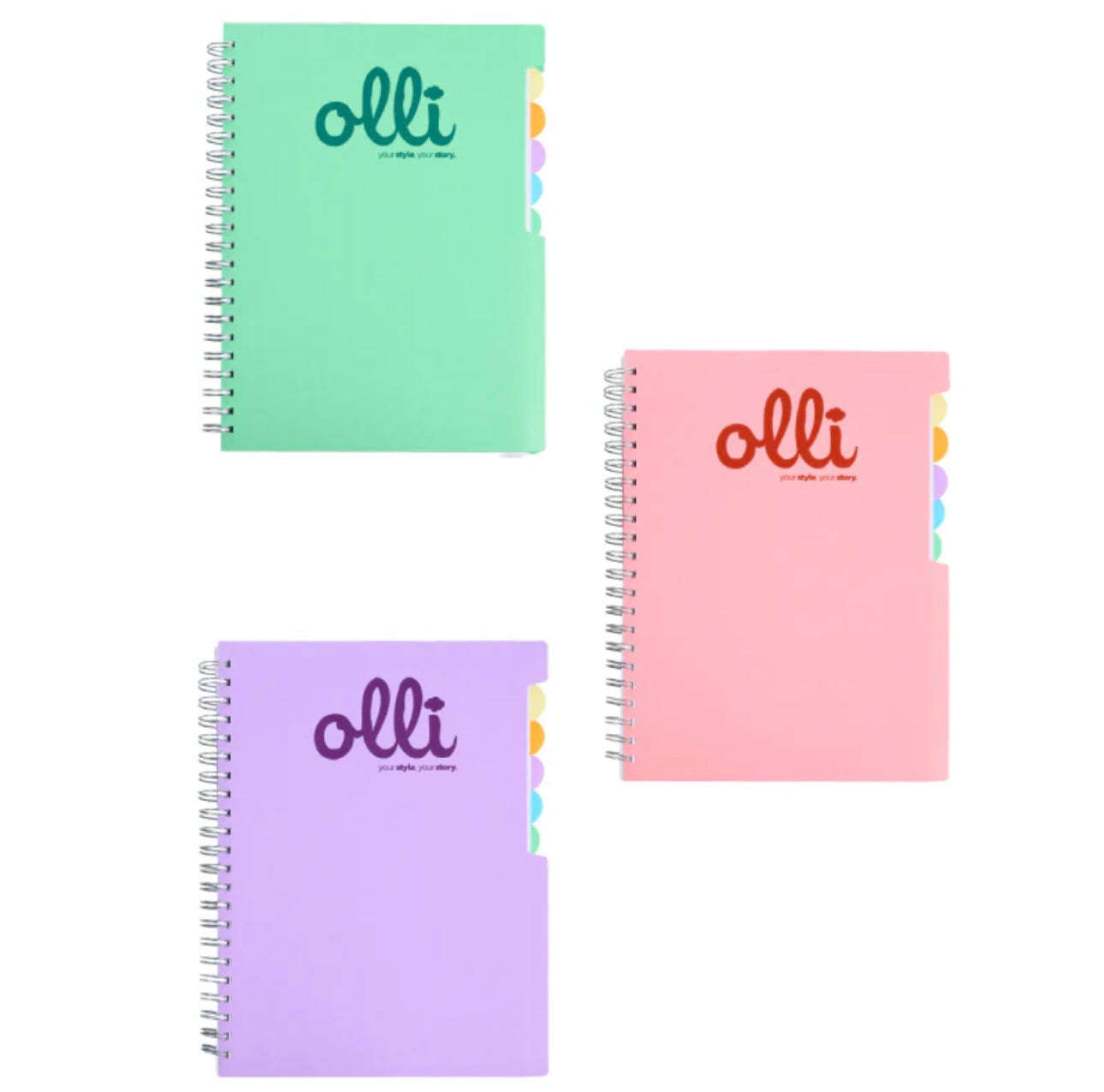 Maxi Quaderno Spiralato Con Divisori 150ff 70gr A4 Olli