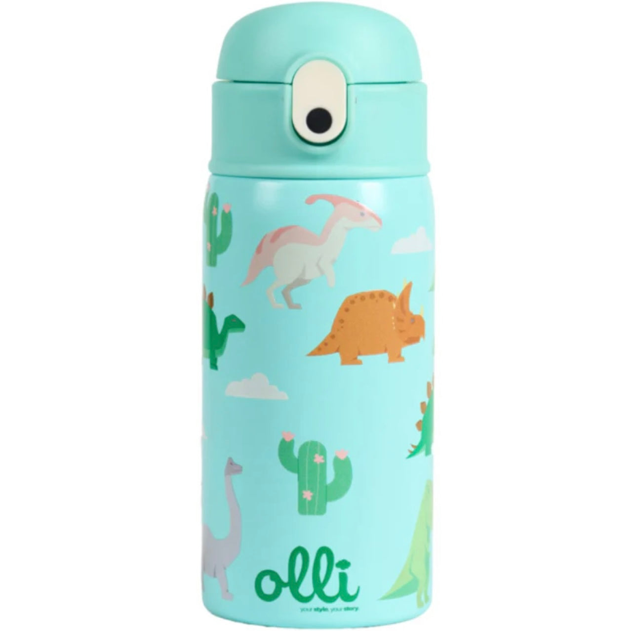 Borraccia Termica In Acciaio Inox Dino Olli Kids 350ml