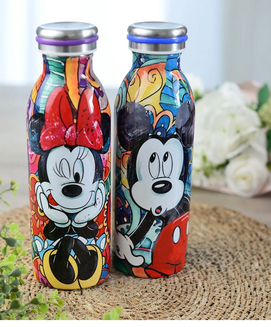 Bottiglia Termica Mickey Mouse o Minnie Forever & Ever ML 500