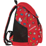 Zaino organizzato Hello kitty Rosso