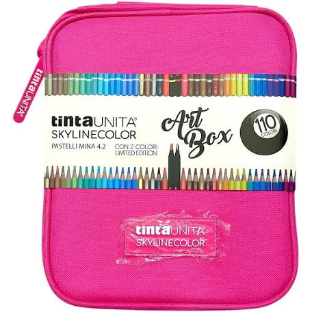 Maxi Astuccio fucsia Pastelli Tinta Unita 110 Colori