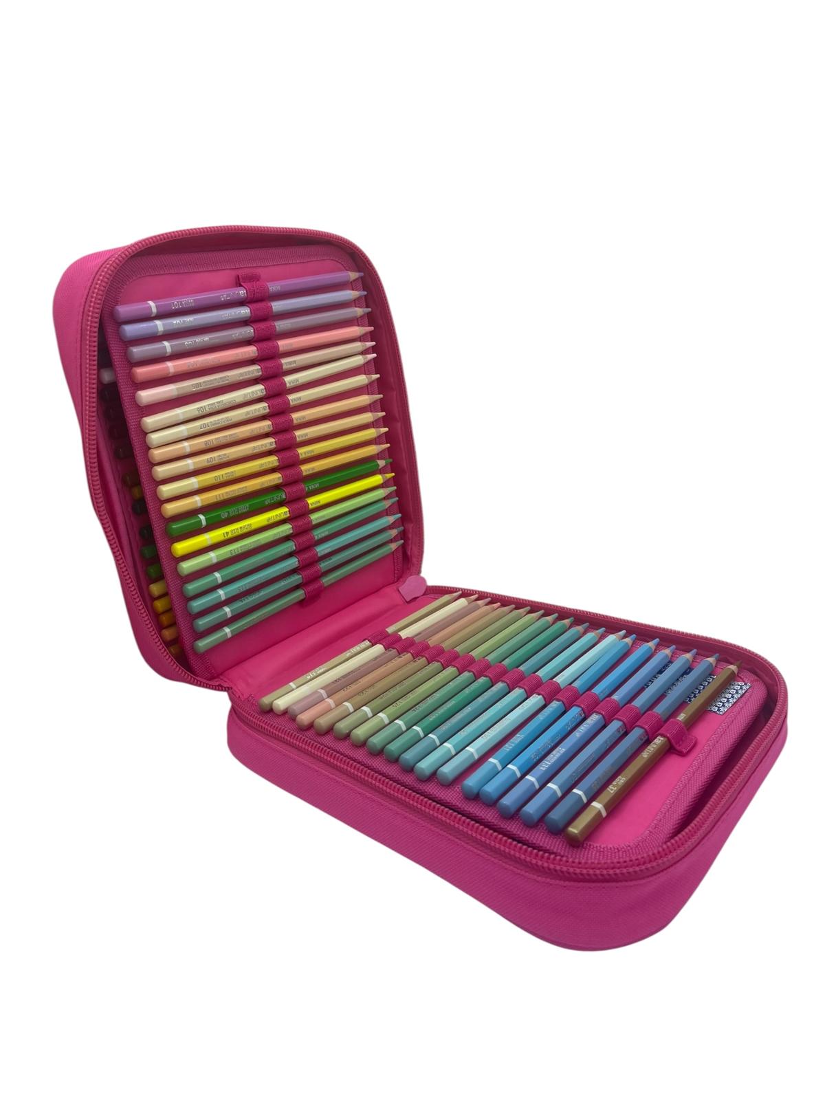 Maxi Astuccio fucsia Pastelli Tinta Unita 110 Colori