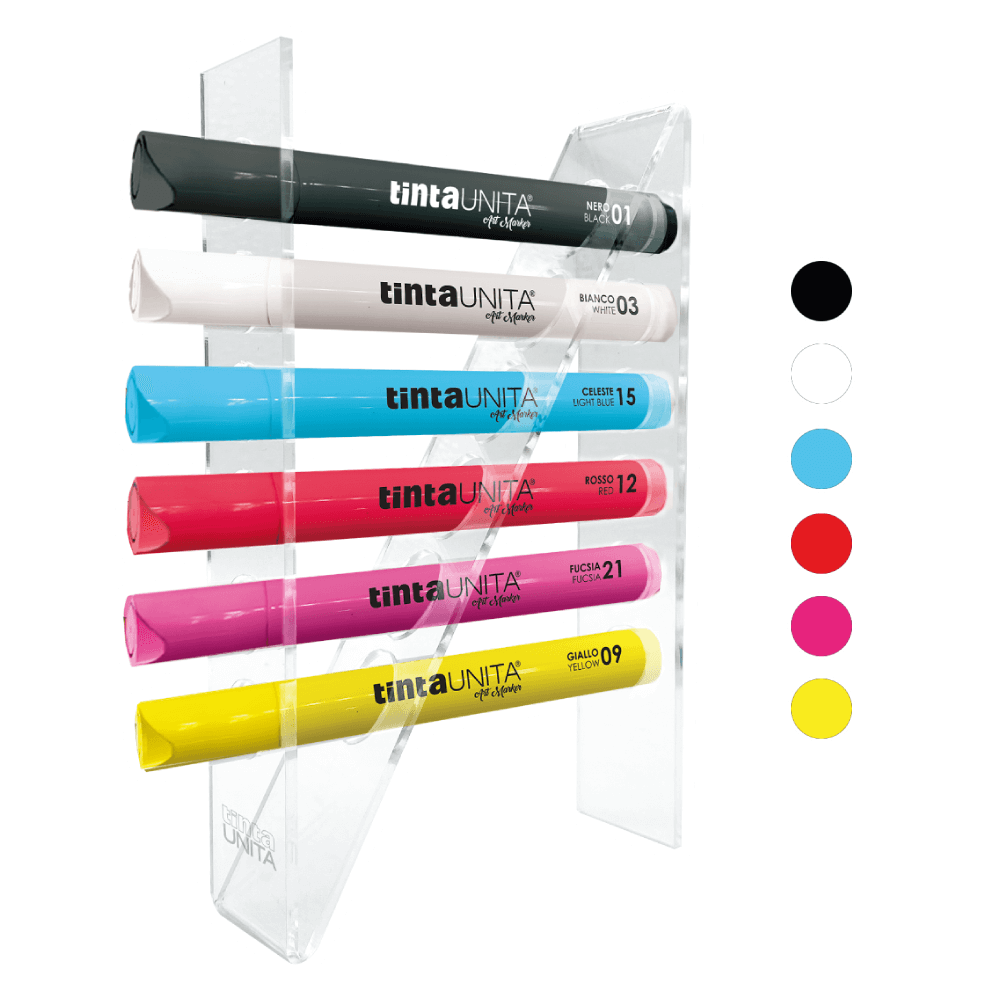 Basetta 6 colori in acrilico