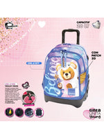 Zaino Trolley Dream Believe TINTA UNITA