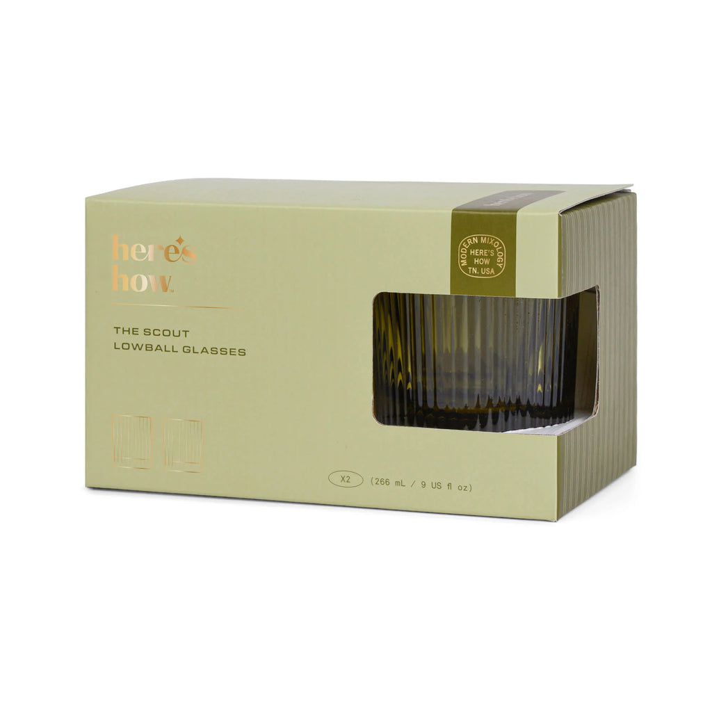 Set 2 bicchieri verde