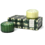 Set 2 candele verde \ rosa