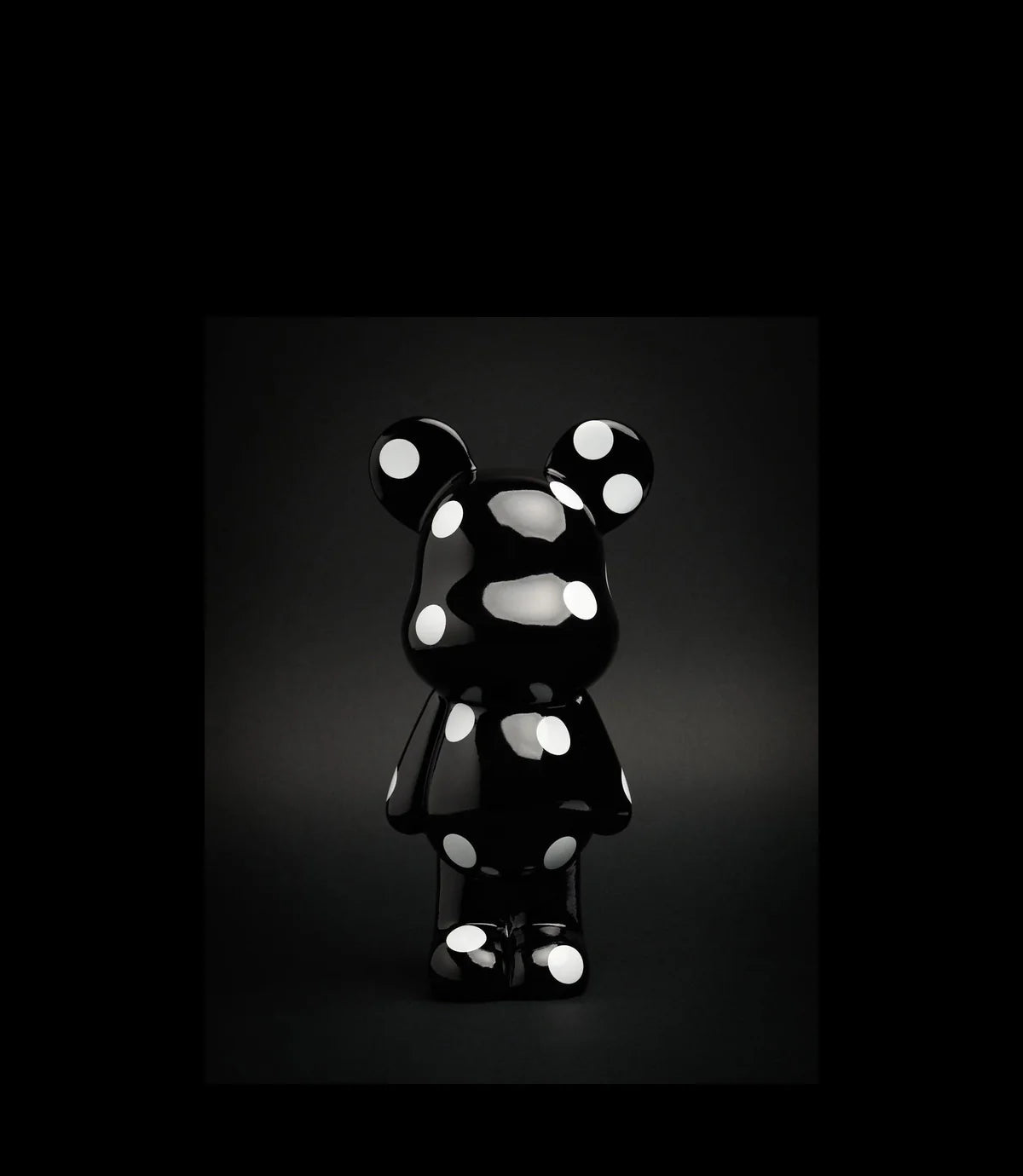 Salvadanaio Teddy black 24 cm