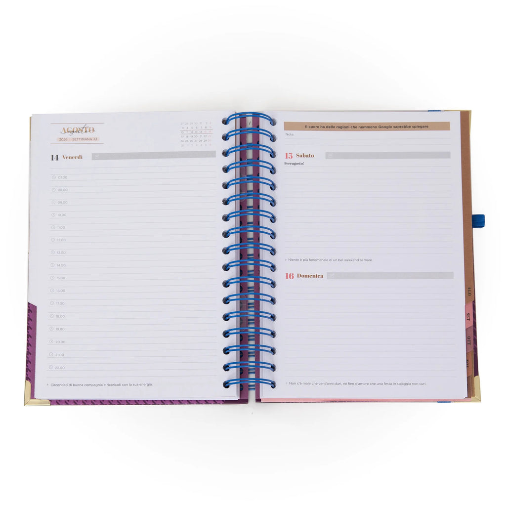 Agenda Office 2026 Giornaliera - La vita è oggi