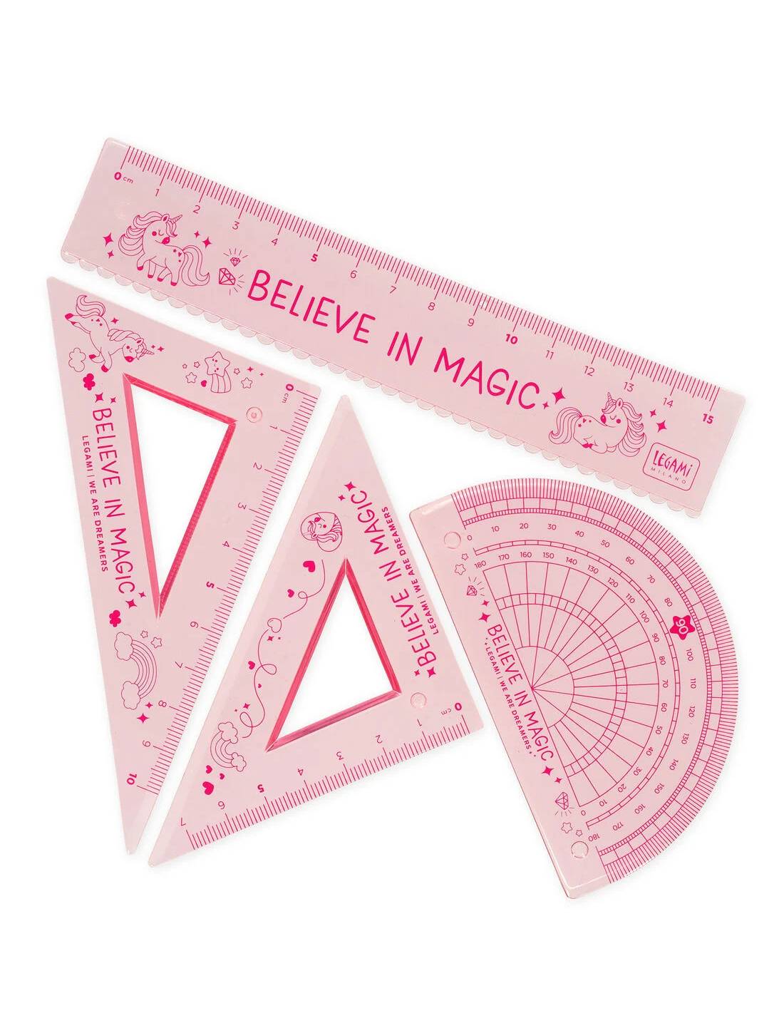 Set Di Geometria Unicorn You Rule Legami