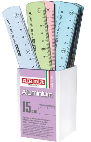 Righello alluminio Arda 15cm