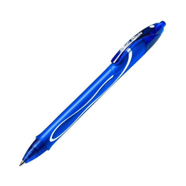 Penna bic gelocity quick dry scatto blu