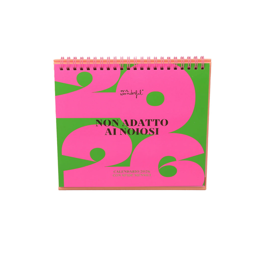 Calendario da tavolo non adatto ai noiosi