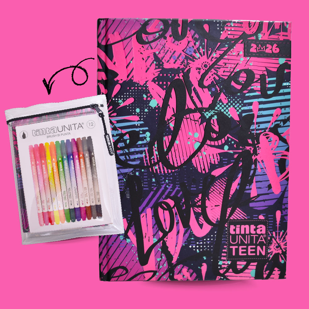 Diario tinta unita teen