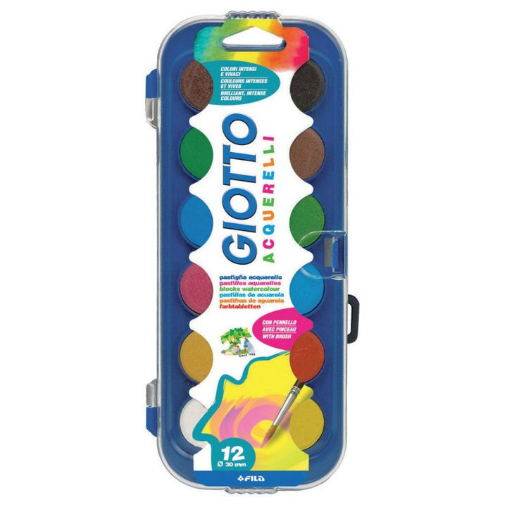 Acquarelli Giotto con pennello