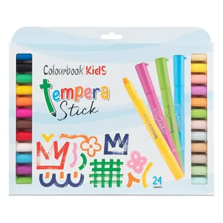 Tempera stick Kids colourbook 24 pz