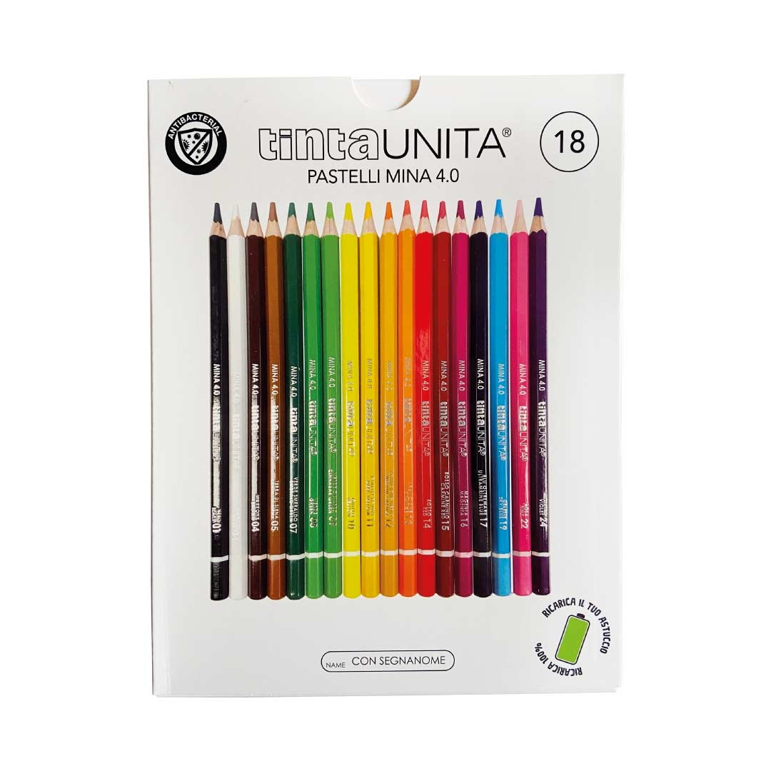 Pastelli Colorati tintaUNITA con Mina Diametro 4mm