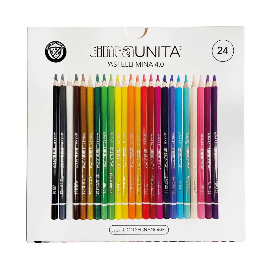 Pastelli Colorati tintaUNITA con Mina Diametro 4mm