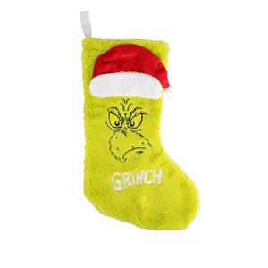 Calza natalizia Grinch da appendere