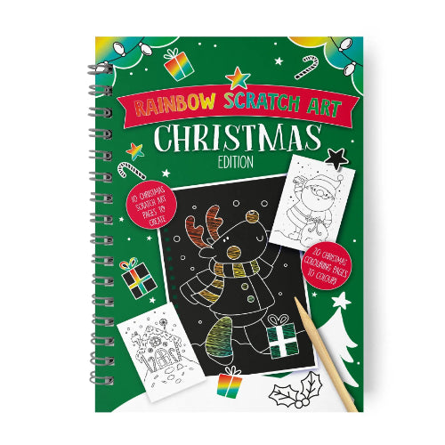 Libro Natale scratch graffia e colora