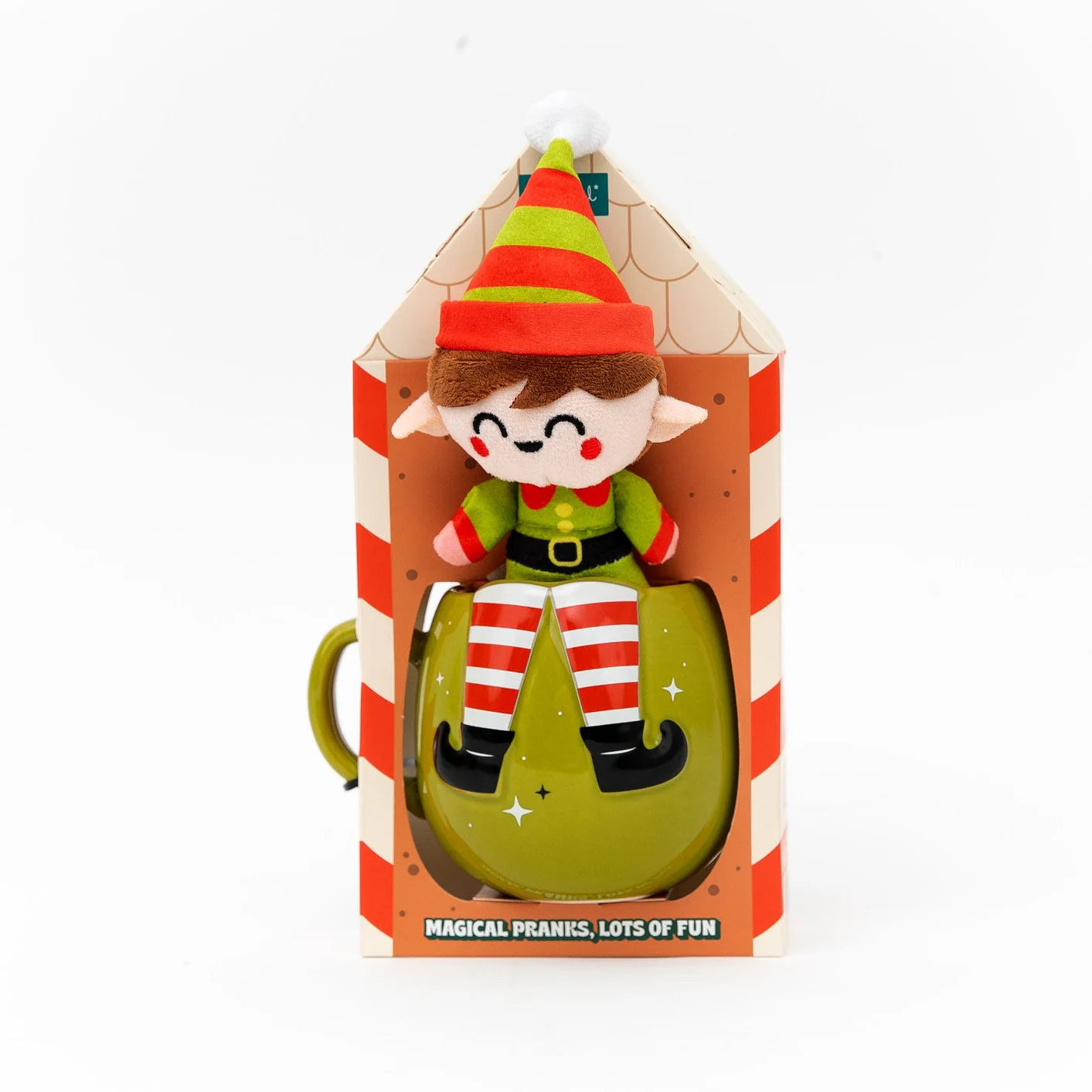 Set tazza ed elfo peluche