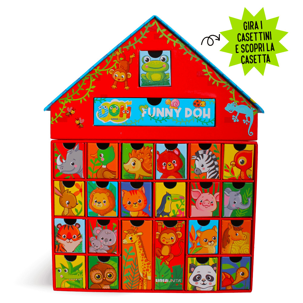 Calendario dell’avvento Doh tinta Unita