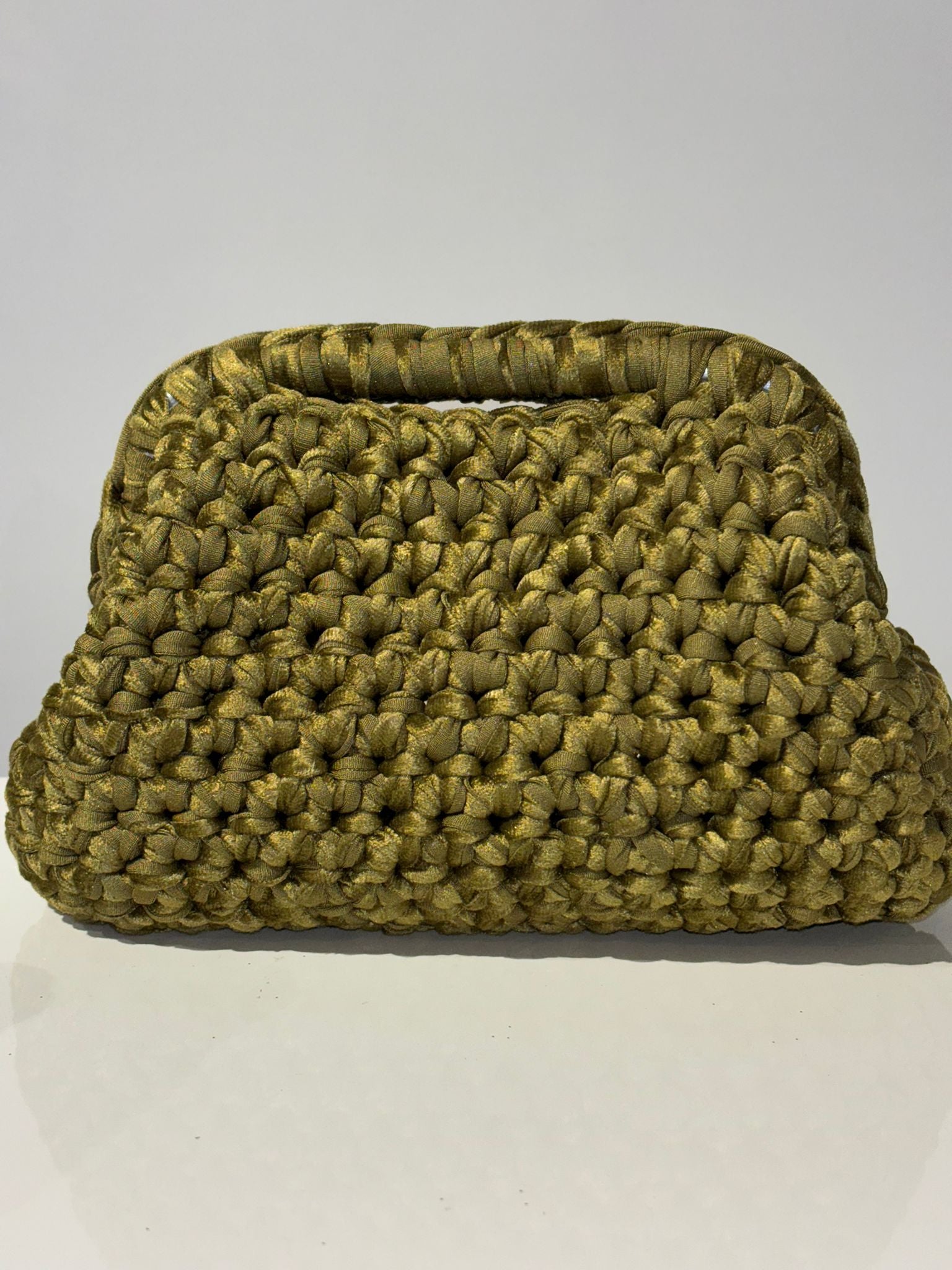Borsa crochet Olivia in velluto